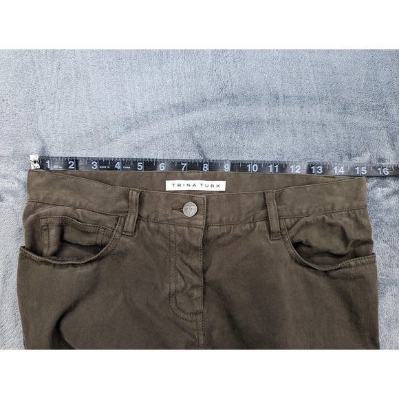 Trina Turk Jeggings Size 2 Skinny Country Western Coastal Cowgirl Equestrian - Picture 8 of 13